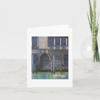 Textile Art Venedig Notecard Kort