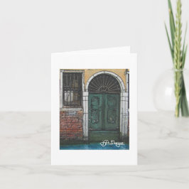 Textile Art Venedig Notecard Kort