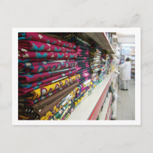 Textile Shop, Abuja Vykort