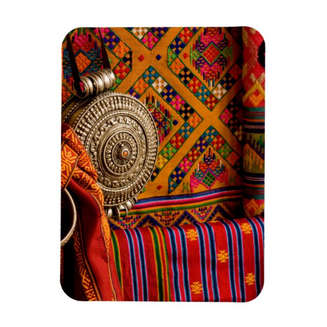Textilier, Bhutan Magnet (Vertikal)
