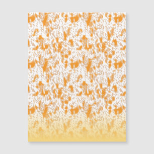 Textilmönster med en livfull orange och gul