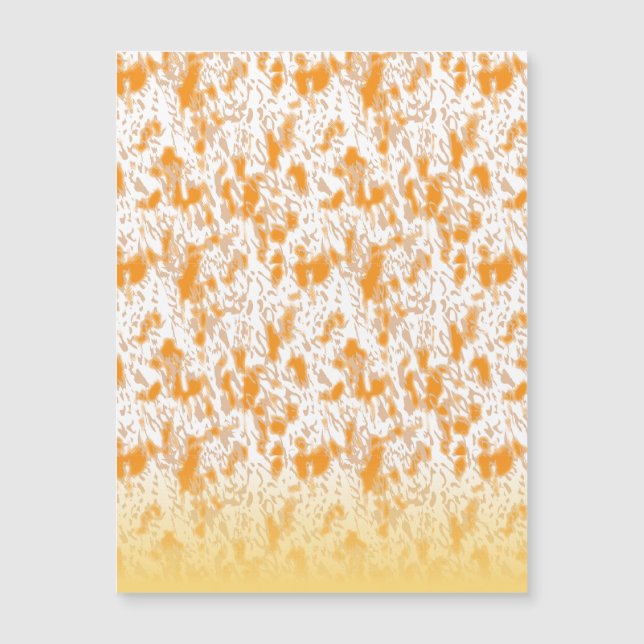 Textilmönster med en livfull orange och gul (Framsida)