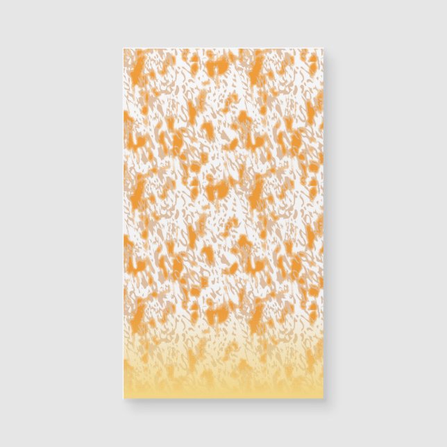 Textilmönster med en livfull orange och gul (Framsida)