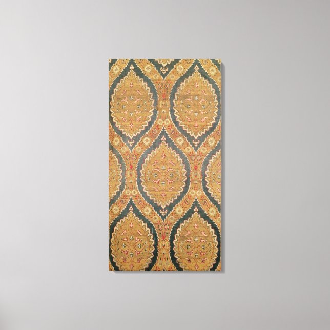 Textilpanel, 1600-talet canvastryck (Framsida)