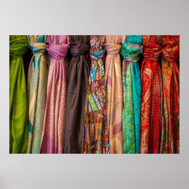 Textilparti i Assorterad färg Poster (Framsidan)