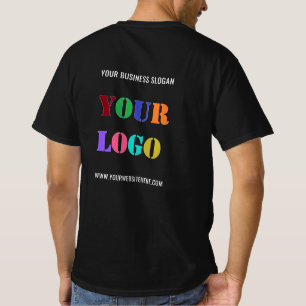 Textinfo för Logotyp - säljfrämjande företag T-Shi T Shirt