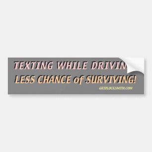 TextingWhileDriving? Bildekal