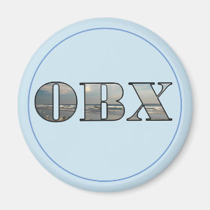 Textmagnet för OBX-segment Magnet