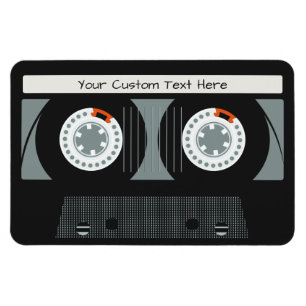 Textmagnet Retro Casette Tape anpassningsbar Magnet