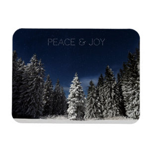 Textmagnet Winter Himlar anpassningsbar Magnet
