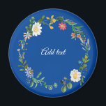 Textmall för blommigt magnet<br><div class="desc">redot för utandningsmallen för söt blommigt anpassas till din egen text.</div>