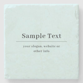 Textmall för enkel text och Elegant | Ljusblå Stenunderlägg