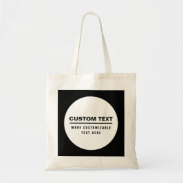 Textmall för fet Anpassade Tygkasse