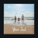 Textmall för foto och Anpassningsbar för personlig Magnet<br><div class="desc">Skapa en egen design av god kvalitet med egna bilder och anpassningsbar på personligen. Använda dina egna foton och text så att du kan göra dem till egna. Idealisk foto- och textmall för presenter från Mors dag, Fars dag, företagsprodukter, företagsprodukter, företagsdekor, hemdekor, minnesmärken, husdjur, födelsedagskalkyl och familjekök. Enkel att anpassa...</div>