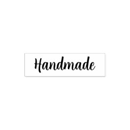 Textmall för handskript självfärgande stämpel