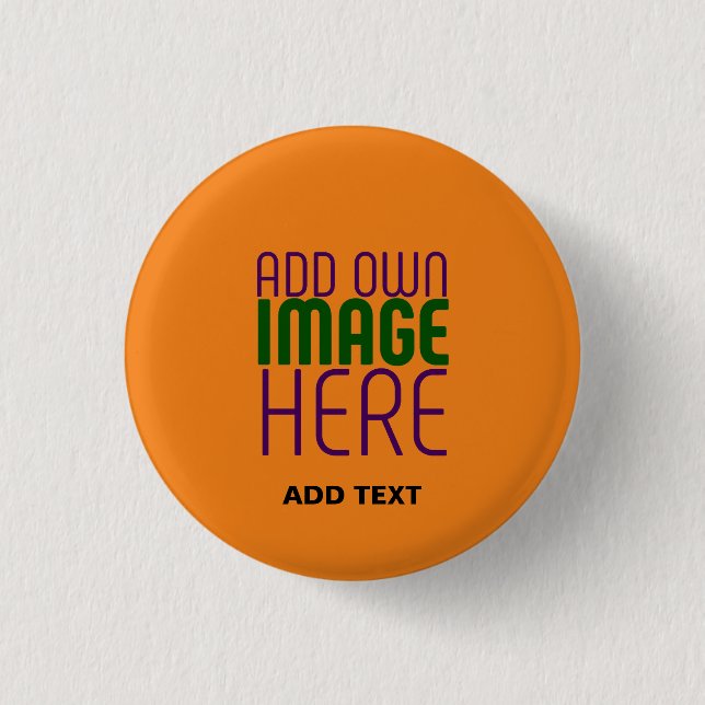TEXTMALL FÖR MODERN EDITABLE ORANGE IMAGE-MÖRK KNAPP (Framsida)