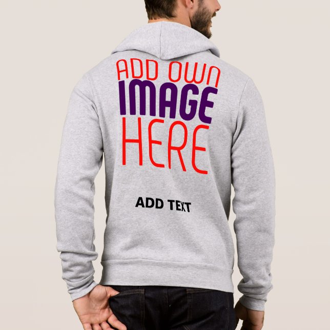 TEXTMALL FÖR MODERN REDIGERBAR ENKEL ASH-BILD T SHIRT (Baksida)