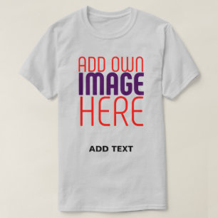 TEXTMALL FÖR MODERN REDIGERBAR ENKEL ASH-BILD T SHIRT