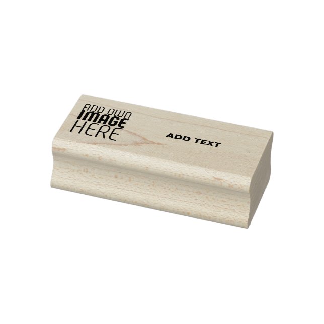 TEXTMALL FÖR MODERN REDIGERBAR ENKEL BROWN IMAGE STÄMPEL (Stämpel)