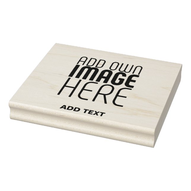 TEXTMALL FÖR MODERN REDIGERBAR ENKEL BROWN IMAGE STÄMPEL (Stämpel)