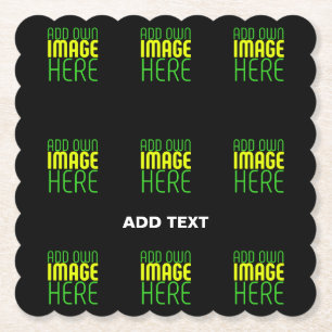 TEXTMALL FÖR MODERN REDIGERBAR ENKEL SVART BILD UNDERLÄGG PAPPER