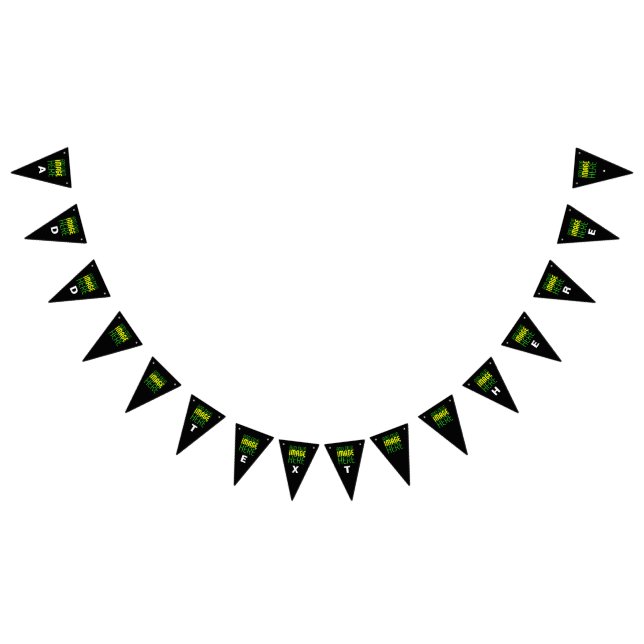 TEXTMALL FÖR MODERN REDIGERBAR ENKEL SVART BILD VIMPLAR (Alla)