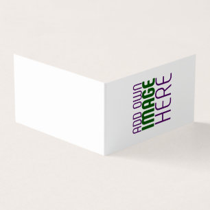 TEXTMALL FÖR MODERN REDIGERBAR ENKEL VITE BILD KORT