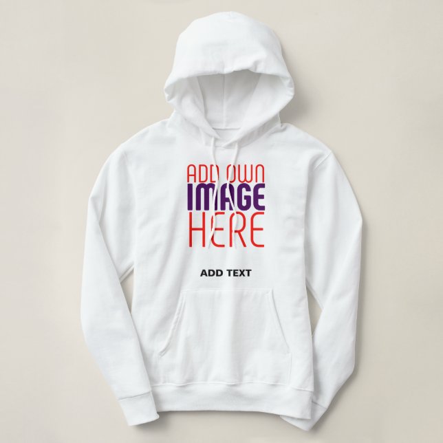 TEXTMALL FÖR MODERN REDIGERBAR ENKEL VITE BILD T SHIRT (Design framsida)