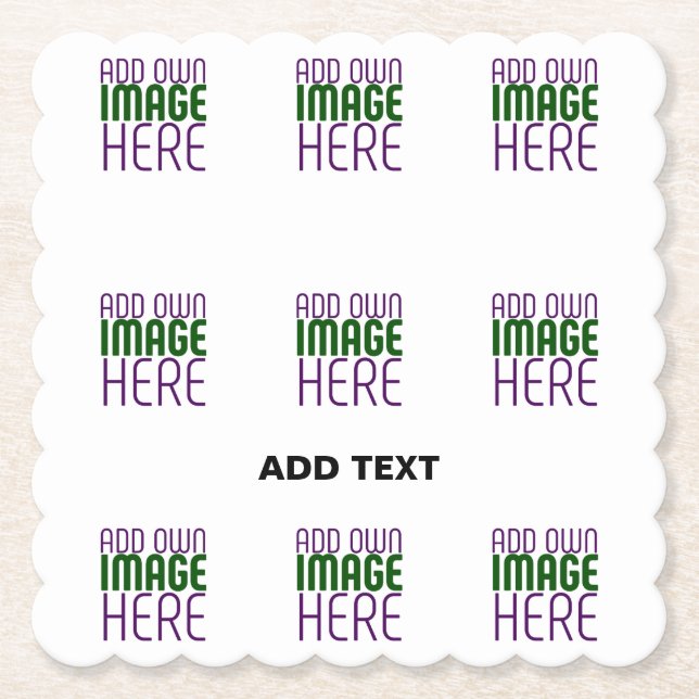 TEXTMALL FÖR MODERN REDIGERBAR ENKEL VITE BILD UNDERLÄGG PAPPER (Framsida)