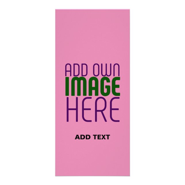 TEXTMALL FÖR MODERN REDIGERBARA SHOCK ROSA-BILDER REKLAMKORT (Framsidan)