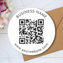 Textmall för QR-kod för anpassningsbar