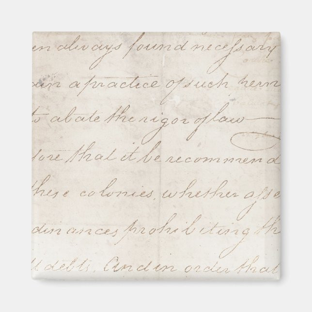 Textmall för textmotstycke för vintage magnet (Framsidan)