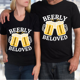 Textmatchning mellan Namn och luddig öl T Shirt