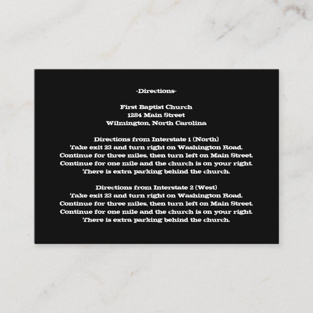 Textorientering för kärlek infogar kort i plommon (Framsida)