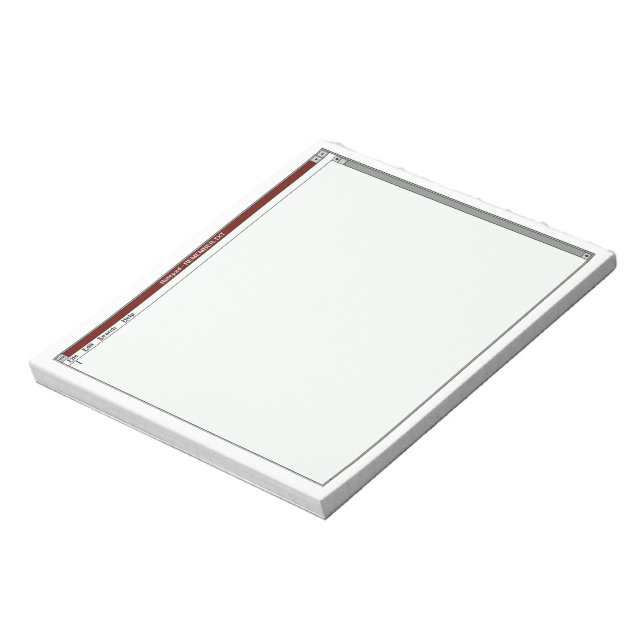 Textredigerare - anteckningsblock (Roterad)