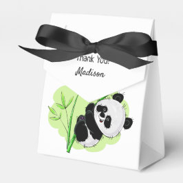 Textruta för anpassningsbar för Cute Pandas Presentaskar
