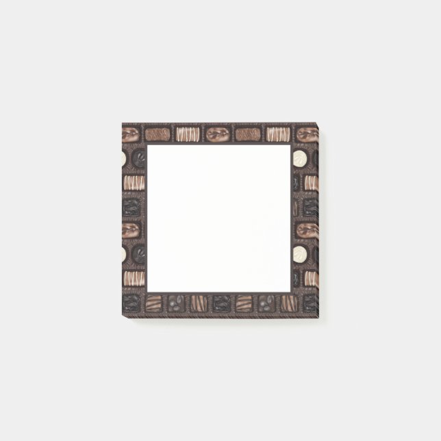 Textruta för choklad post-it block (Framsida)
