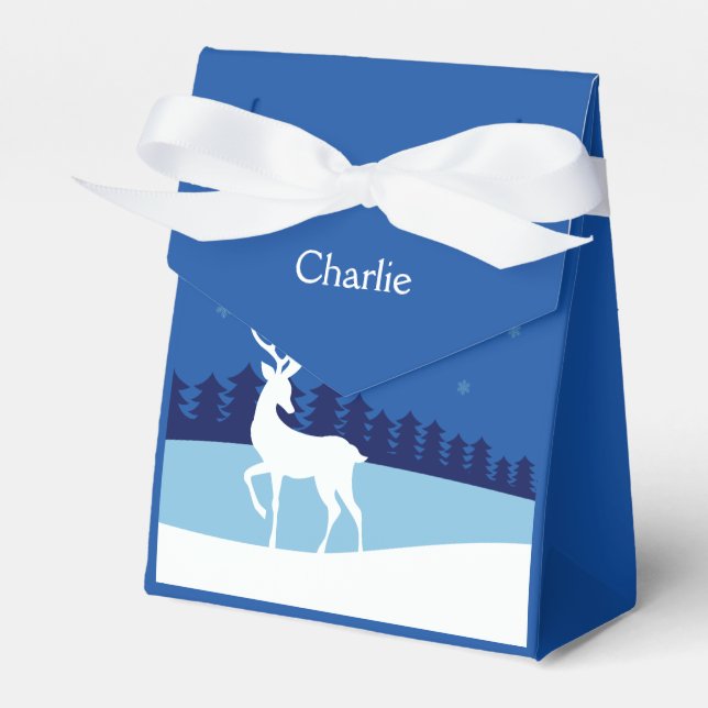 Textrutan anpassningsbar för renillustration presentaskar (Framsidan Sidan)