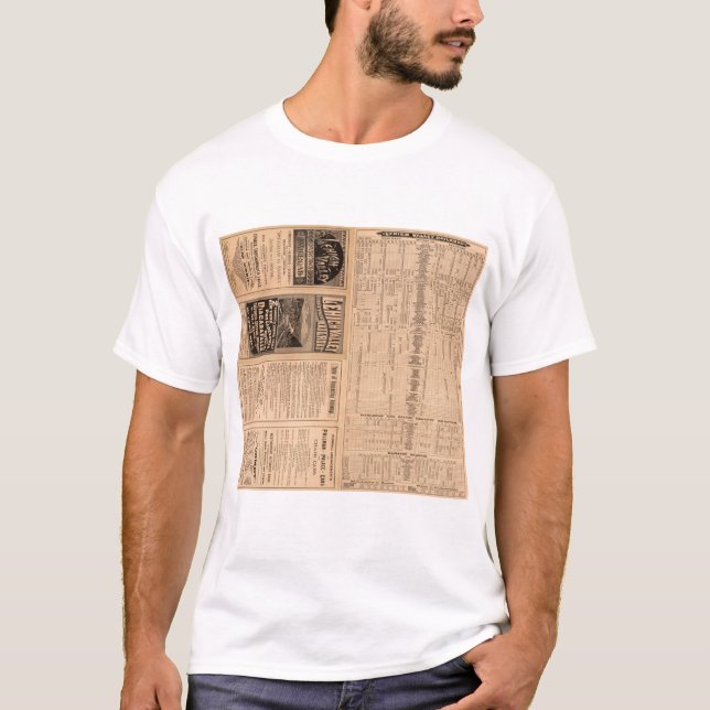 Textsida av Lehigh daljärnväg T Shirt (Framsida)