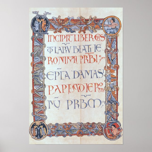Textsida med förflorerad gräns poster (Framsidan)