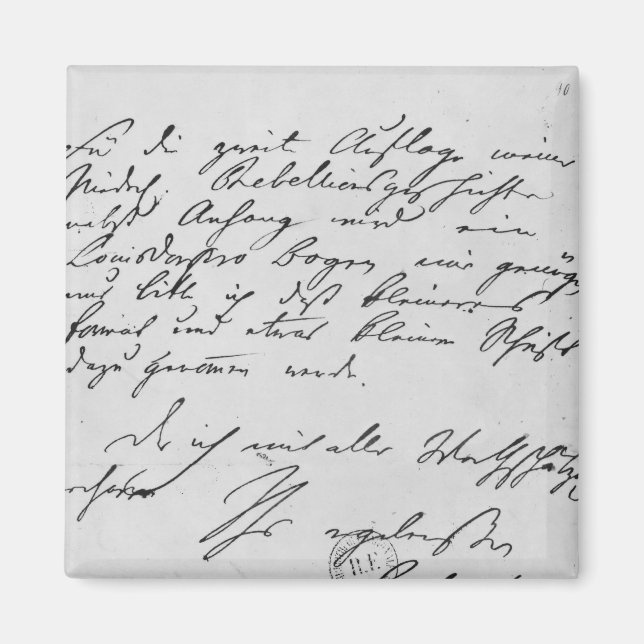 Textsida med namnteckning magnet (Framsidan)