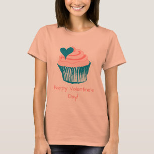 Textskjortor för Cuptårta Kärlek anpassningsbar oc T Shirt