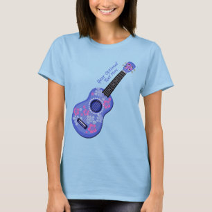Textskjortor & jackor för Ukulele beställnings- Tee Shirt