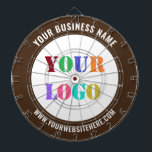 Textstartkortsmall för Business Logotyp Anpassning Darttavla<br><div class="desc">Anpassningsbar Färg och Typsnitt - Utforma ditt eget Personlig Dart-kort med företagets Logotyp och Namn webbplats eller Anpassningsbar Text Professionell Business Promotional Dartboard / Gift - Add Your Logotyp - Image - Photo or QR Code / Namn - Company / Website eller Mobil, e-mail / more - Ändra storlek och...</div>