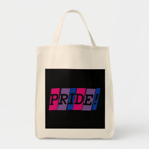 Texttecken för pridet Bisexualitet Tygkasse