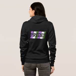 Texttecken för pridet Genderqueer T Shirt