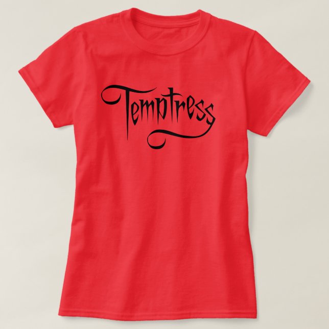 TextTemptress T Shirt (Design framsida)