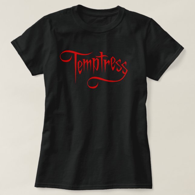 TextTemptress Tee (Design framsida)