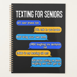 Texttext för Seniors Funny Pension