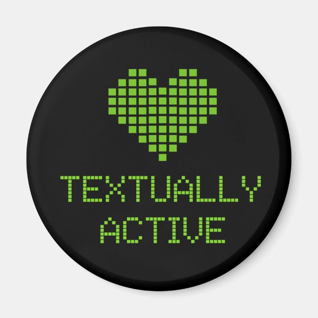 Textuellt Aktiv - magnet (Framsidan)